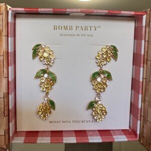 Bomb Party Market Fresh Meet You In The Summer earrings, Rose Gold